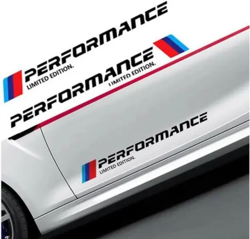 Performance vinyl decal for car