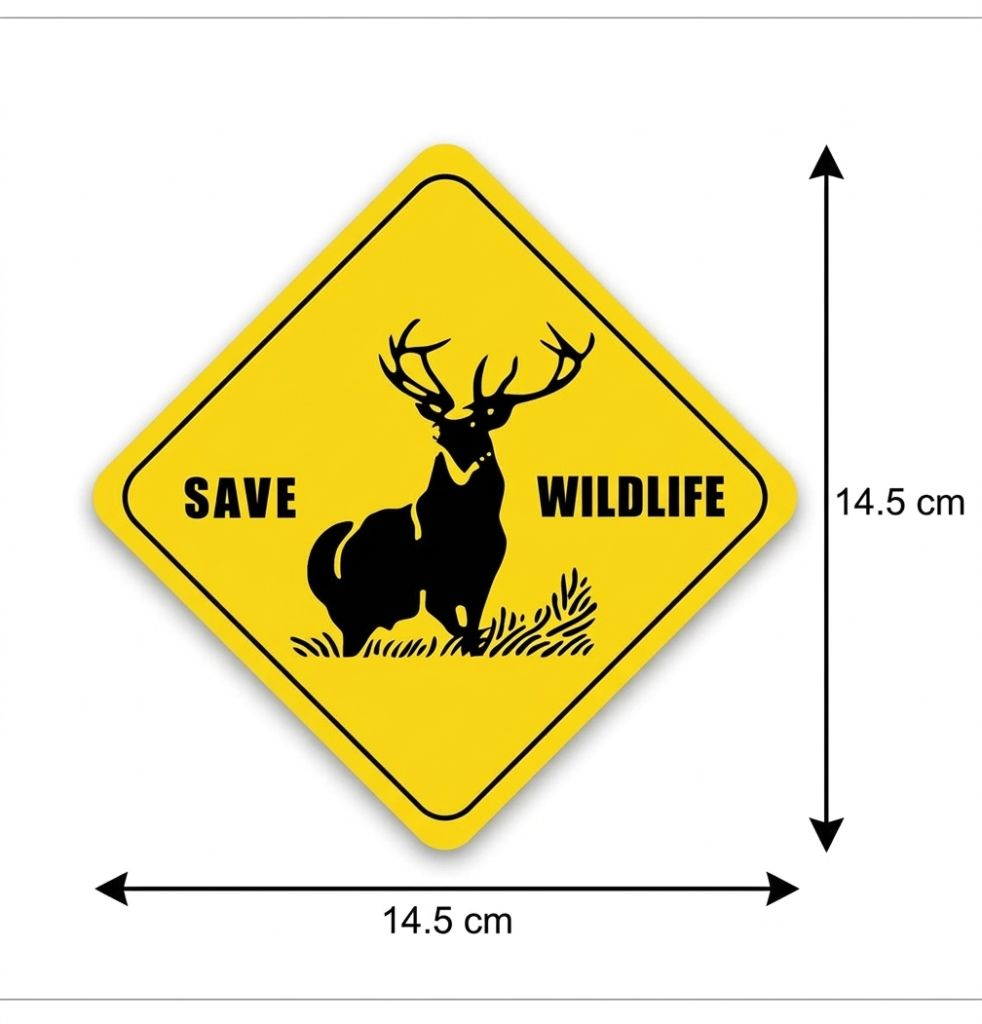 wildlife car sticker